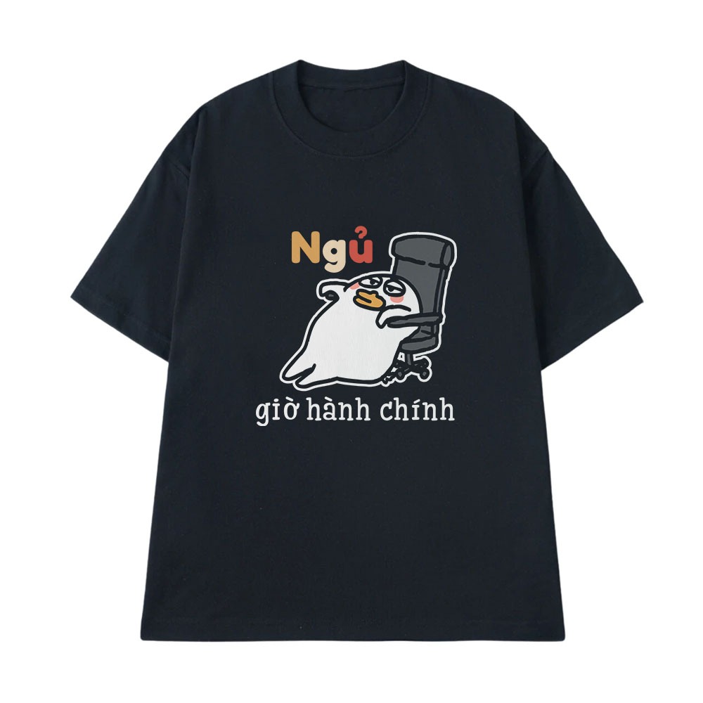Ngủ Giờ Hành Chính T-shirt - Multi Colors Fun Design