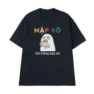 MẬP RÕ Fun Meme T-shirt - Black/White Colors