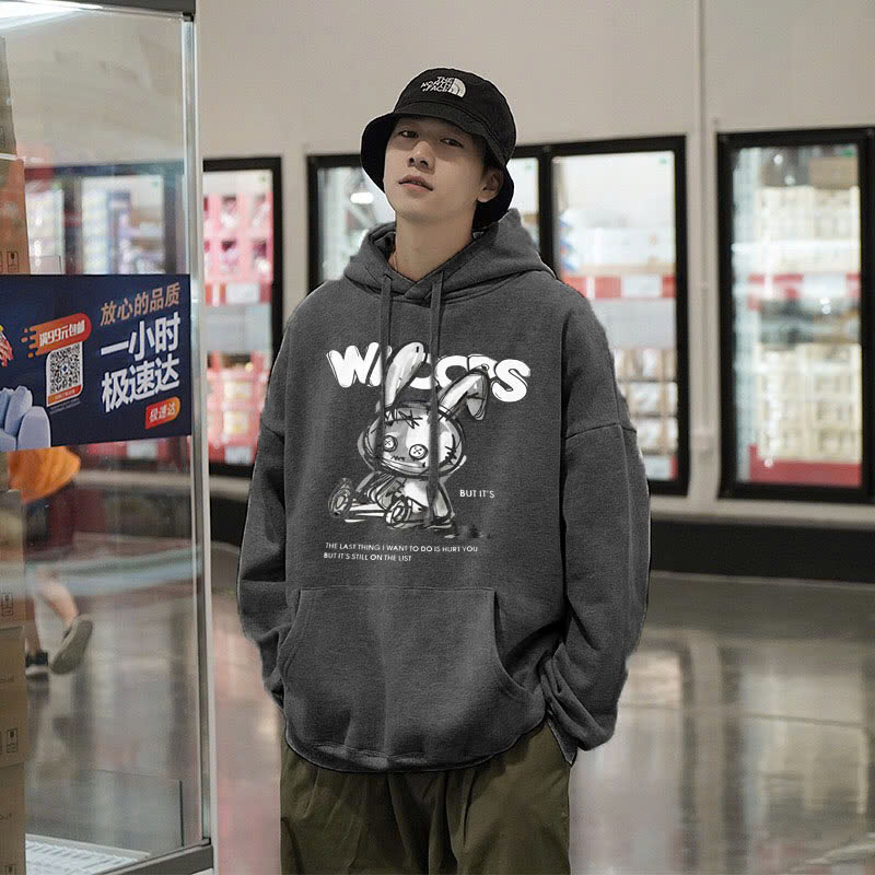 WIFTS Cartoon Oversize Hoodie - Multi Colors Fun Print