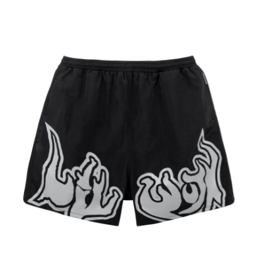 DirtyCoins x LilWuyn Logo Shorts - Black