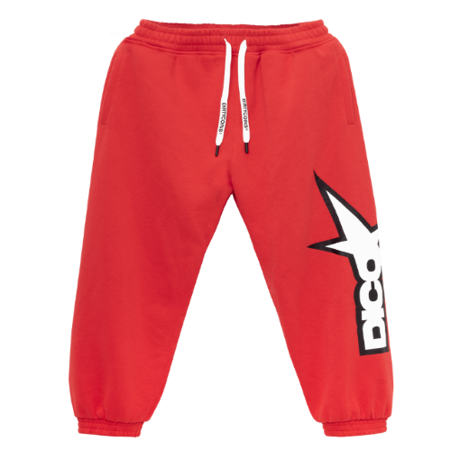 DirtyCoins Dico Starry Jogger Pants - Red